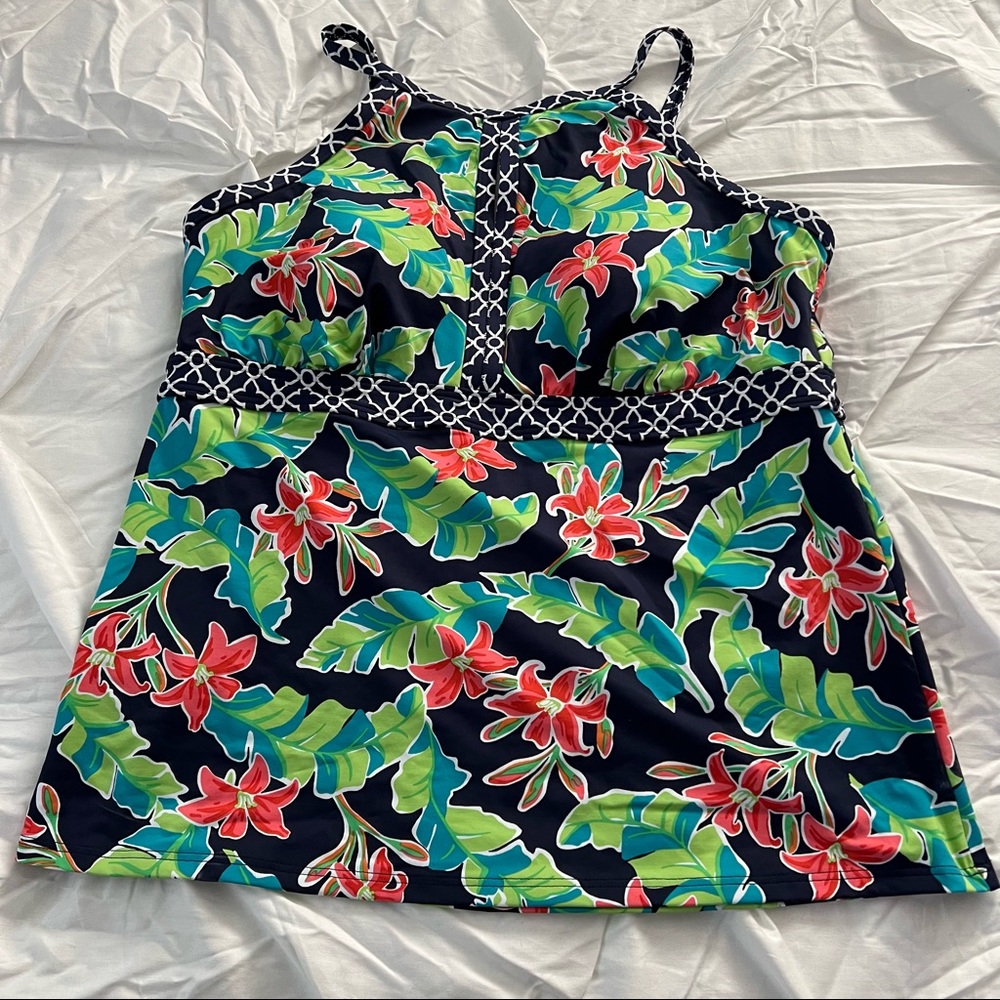 Lands end bathing suit top